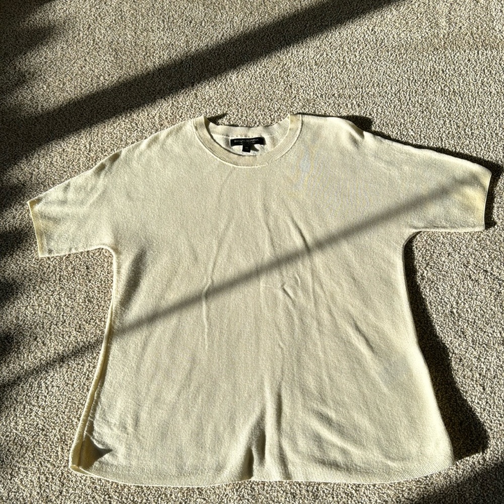 Banana Republic Milano Elbow-Sleeve T-Shirt size XS